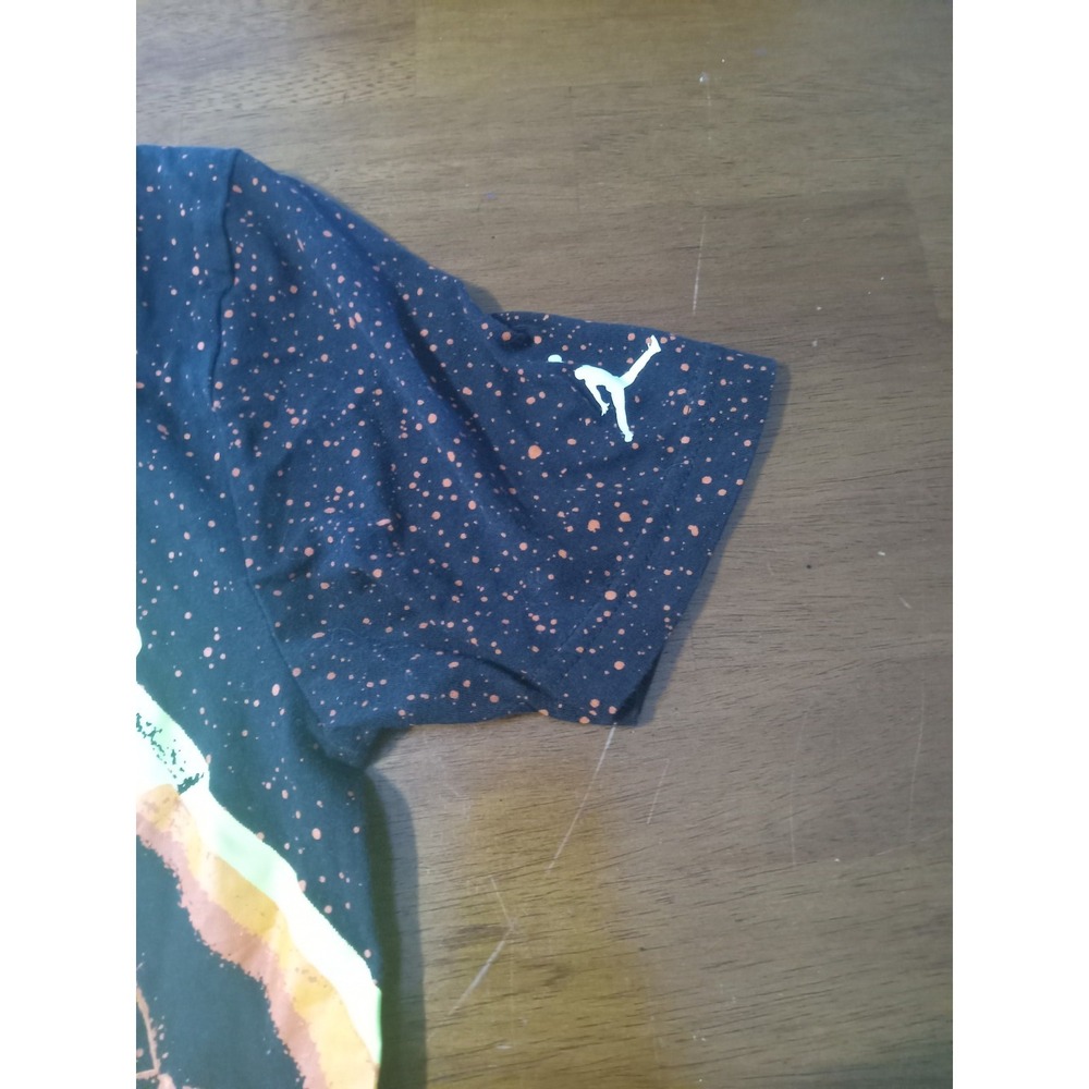 Jordan Boys Graphic T-Shirt Size‎ Large Black  Jumpman Cotton Tee - Picture 4 of 12